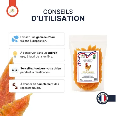 France Croquettes friandise pour chien Aiguillettes de Poulet
