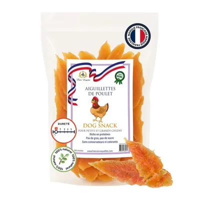 France Croquettes friandise pour chien Aiguillettes de Poulet France Croquettes friandise pour chien Aiguillettes de Poulet