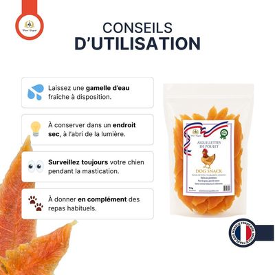 France Croquettes - Friandise pour chien - Cous de poulet