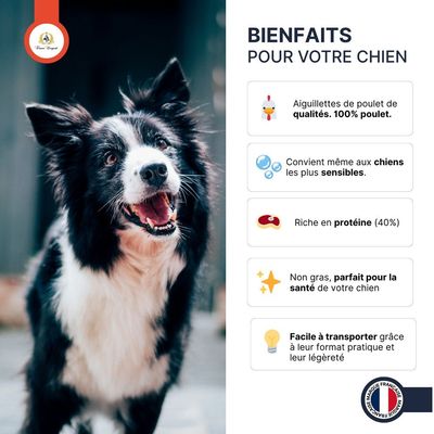 France Croquettes - Friandise pour chien - Cous de poulet