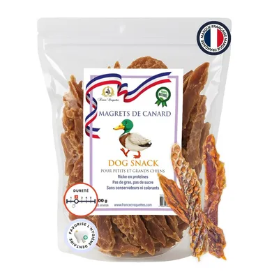 France Croquettes Friandise pour chien Tranches de magret de canard