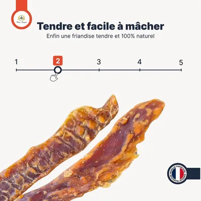 France Croquettes Friandise pour chien Tranches de magret de canard