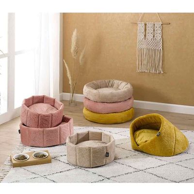 Love Story - Coussin Boho Donut - couchage animaux rond