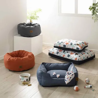 Love Story - Panier Terrazzo - couchage rond pour animaux