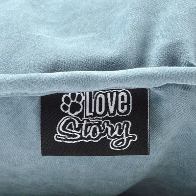 Love Story - Coussin Flocon - couchage microfibre Peau de Pêche