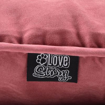Love Story - Coussin Flocon - couchage microfibre Peau de Pêche