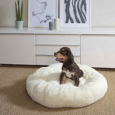 Love Story - Coussin Fluffy - couchage animaux rond apaisant