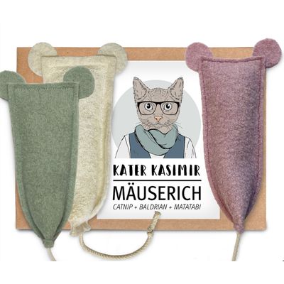 Kater Kasimir, Souris jouet pour chats, Mäuserich