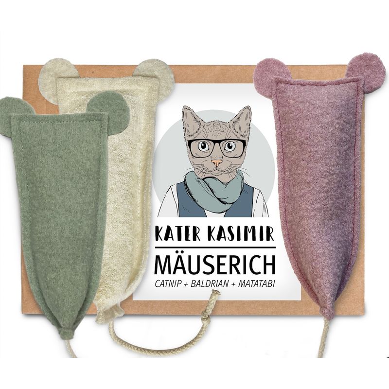 Kater Kasimir, Souris jouet pour chats, Mäuserich