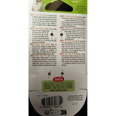 Ciseaux droits de finition à bout rond 12 cm en acier inoxydable Ciseaux droits de finition à bout rond 12 cm en acier inoxydable