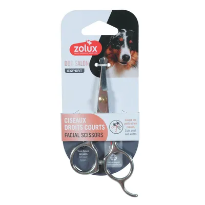 Ciseaux droits de finition à bout rond 12 cm en acier inoxydable