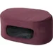 Coussin grotte ovale bordeaux Louise