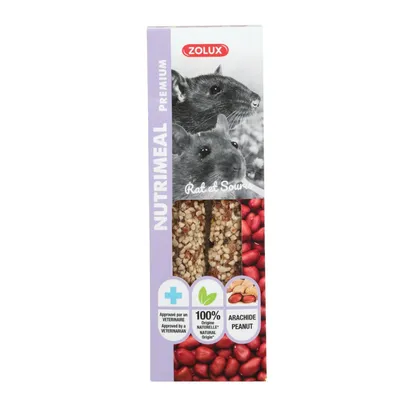 Friandises 2 sticks premium arachide pour rat et souris