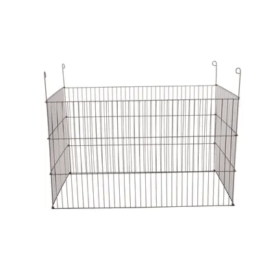Parc rectangulaire 60 x 102 x H 60 cm en métal