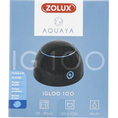 Pompe à air igloo 100 puissance 1.8 W débit max 96 L/H