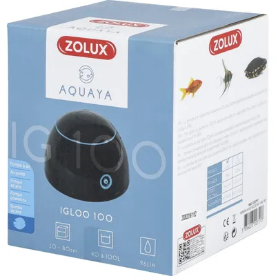 Pompe à air igloo 100 puissance 1.8 W débit max 96 L/H