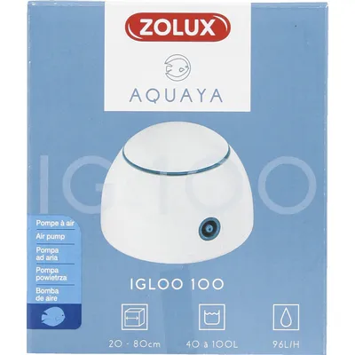Pompe à air igloo 100 blanc puissance 1.8 W débit max 96 L/H