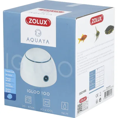 Pompe à air igloo 100 blanc puissance 1.8 W débit max 96 L/H
