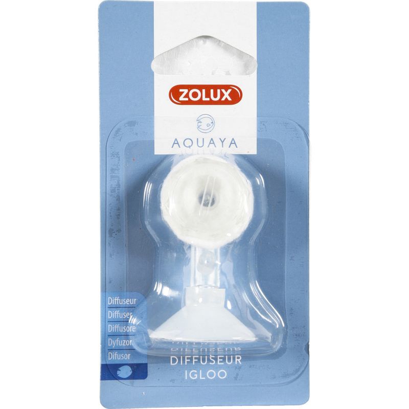 Diffuseur d'air igloo. réglable à ventouse avec mousse