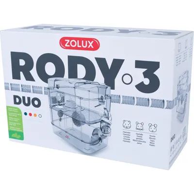 Cage Duo rody3. couleur Blanche.
