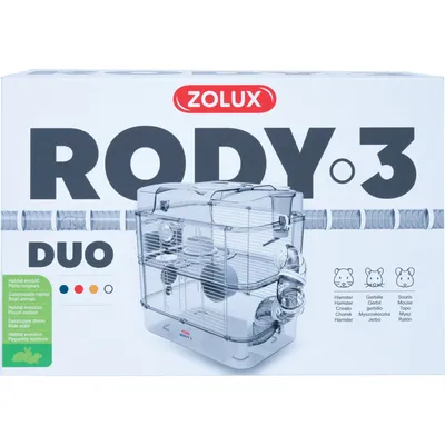 Cage Duo rody3. couleur Blanche.