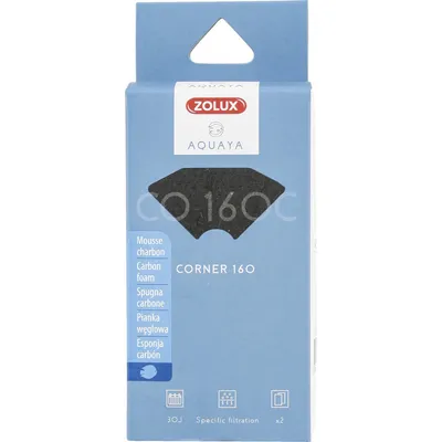 Filtre pour pompe corner 160, filtre CO 160 C mousse charbon x 2