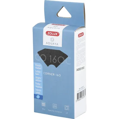 Filtre pour pompe corner 160, filtre CO 160 C mousse charbon x 2