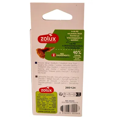 Filtre pour pompe cascade 30, filtre CA 30 C cartouche zeocarb x 2
