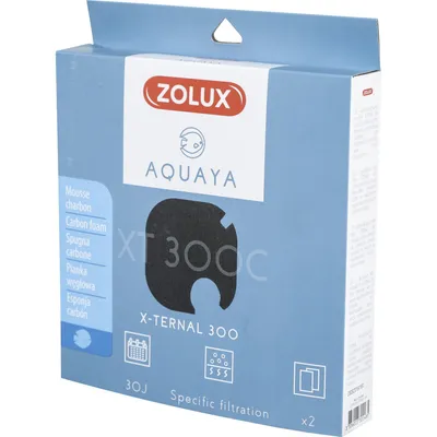 Filtre pour pompe x-ternal 300, filtre XT 300 C mousse charbon x 2