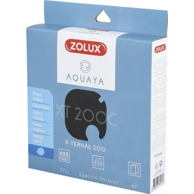 Filtre pour pompe x-ternal 200, filtre XT 200 C mousse charbon x2