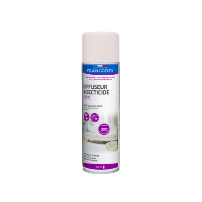 Diffuseur insecticide habitat 500 ml (130m²)traitement antiparataire