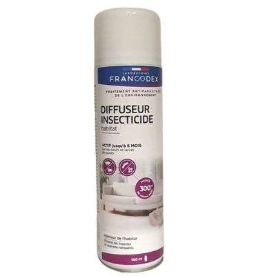 Diffuseur insecticide habitat 500 ml (130m²)traitement antiparataire