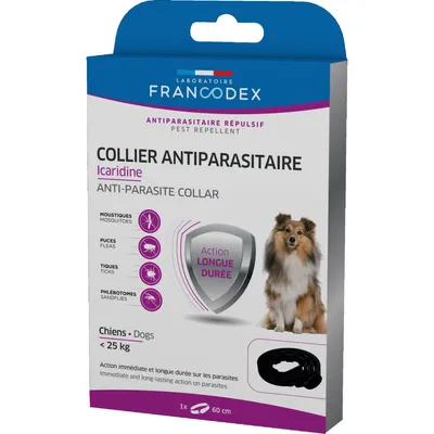 Collier Antiparasitaire Icaridine 60 cm pour chien