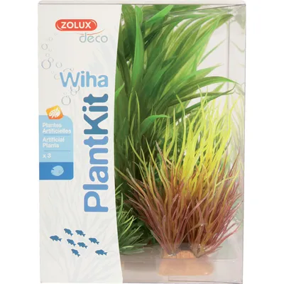 Wiha n°2 plantes artificielles 3 pieces H 20 cm Plantkit