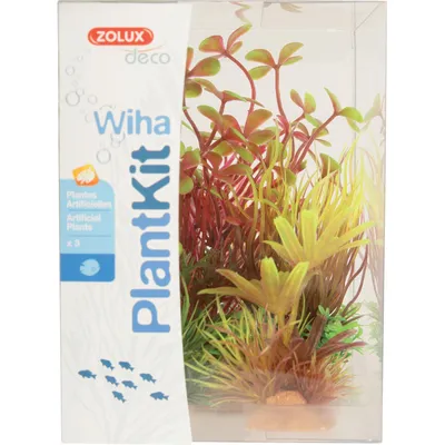 Wiha n°4 plantes artificielles 3 pieces H 14 cm Plantkit