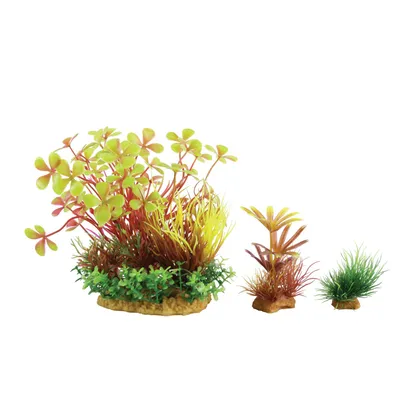 Wiha n°4 plantes artificielles 3 pieces H 14 cm Plantkit