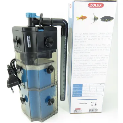 Filtration intérieure corner 160 zolux 12 W pour aquarium de 120 à 160L