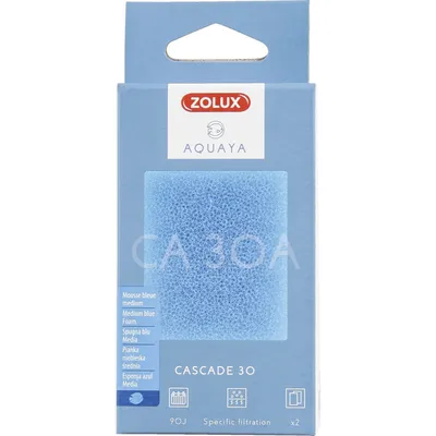 Filtre pour pompe cascade 30, filtre CA 30 A mousse e medium x2