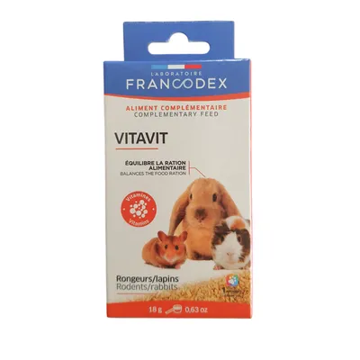 Vitavit aliment complémentaires pour rongeur et lapin nain Vitavit aliment complémentaires pour rongeur et lapin nain