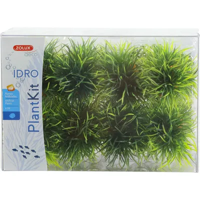24 petits buissons déco plant kit idro hauteur 3 cm ø 3.5 cm