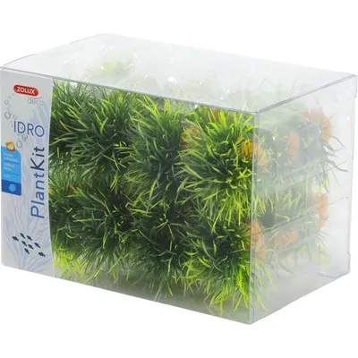 24 petits buissons déco plant kit idro hauteur 3 cm ø 3.5 cm