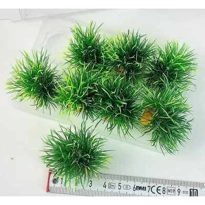 24 petits buissons déco plant kit idro hauteur 3 cm ø 3.5 cm
