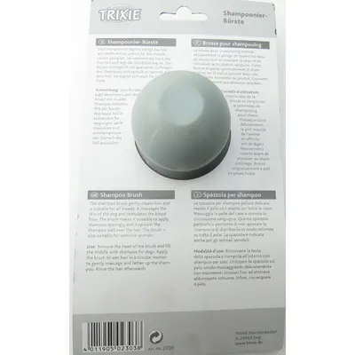 Trixie - Brosse à shampoing pour chien