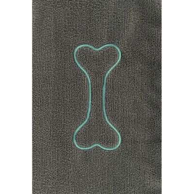 Serviette absorbante avec pochettes pour les mains pour chien
