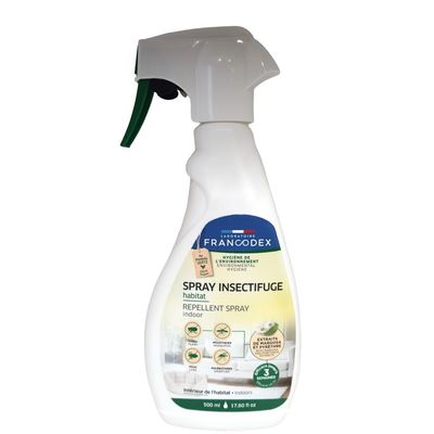 Spray insectifuge 500 ml traitement antiparasitaire