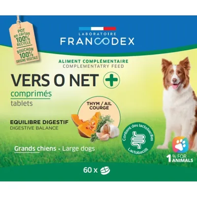 Vers O Net + anti parasitaire naturel 60 comprimés