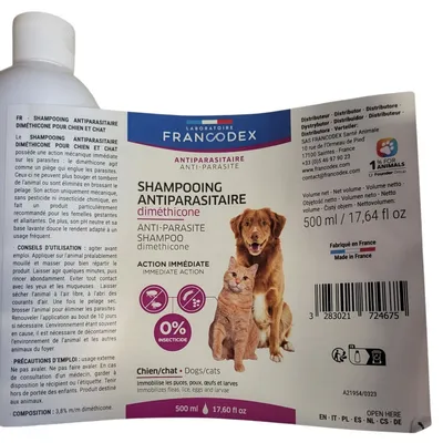 Shampooing Antiparasitaire Diméthicone 500ml