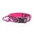 FranceCroquettes Collier tactique camouflage Rose  pour chien