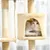 PawHut - arbre à chat multi-équipement H.114 cm - beige