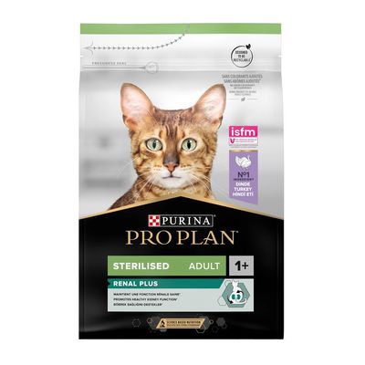 PROPLAN - Sterilisiertes Futter für ausgewachsene Katzen mit Optirenal Tru